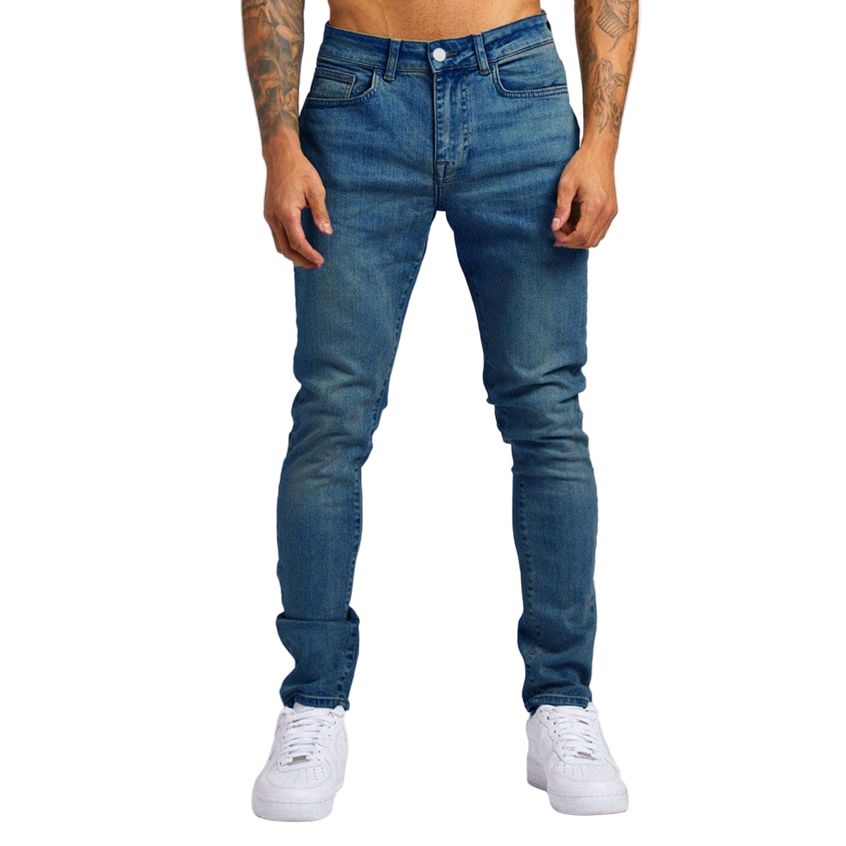 Mid-waist Skinny Denim