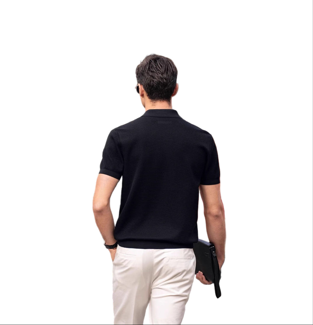 Short sleeve t-shirt with slim fit, casual