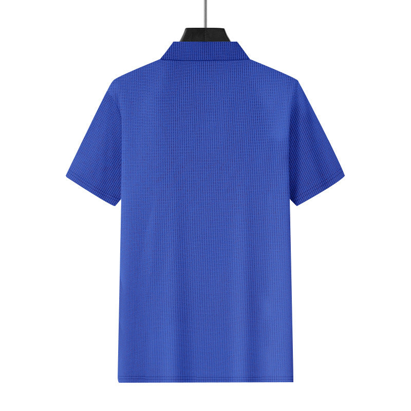 Men's Sports Polo Shirt, V-Neck, Short Sleeve, Lapel, for Men