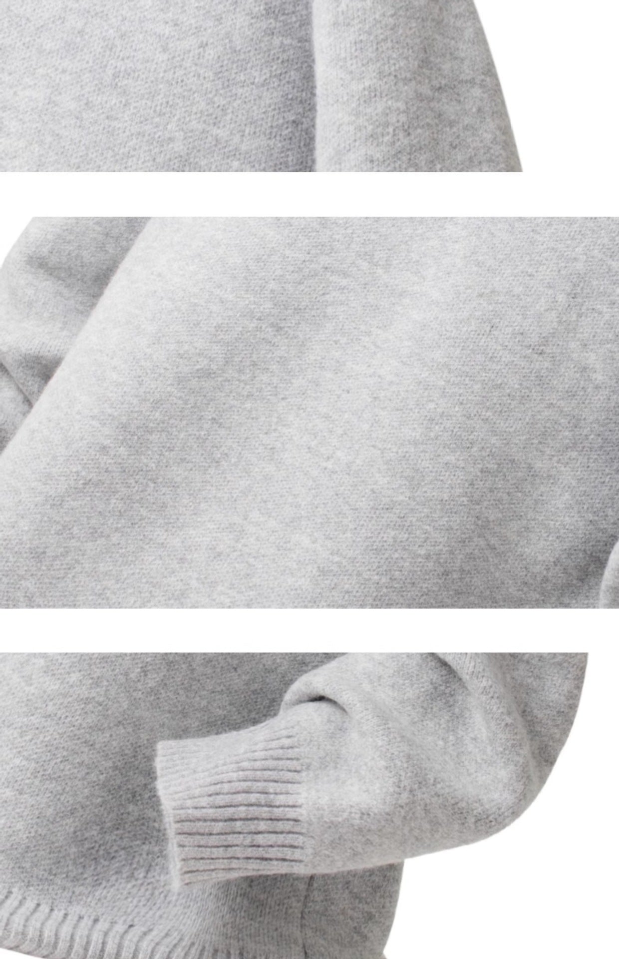 Warm Solid Knit Sweater