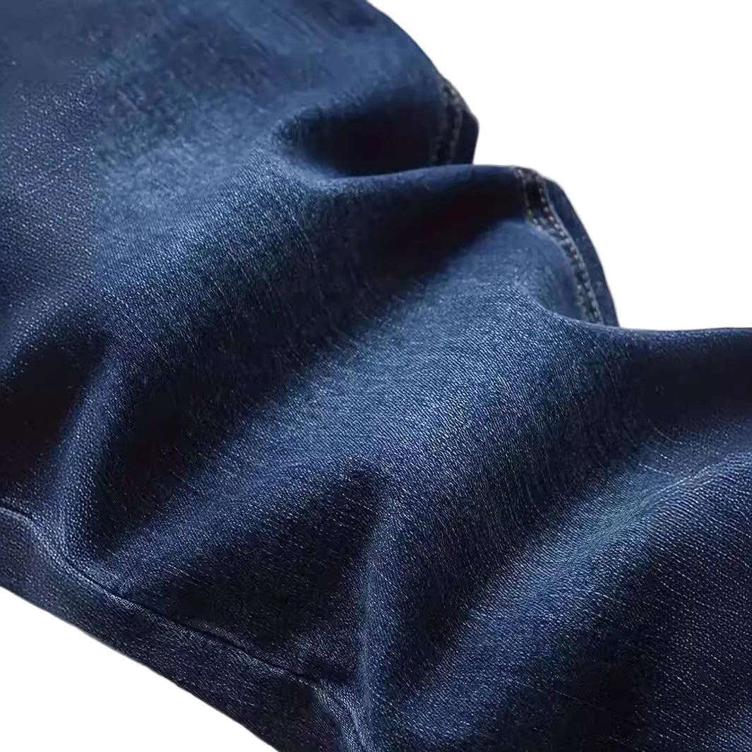 Slim European worn jeans