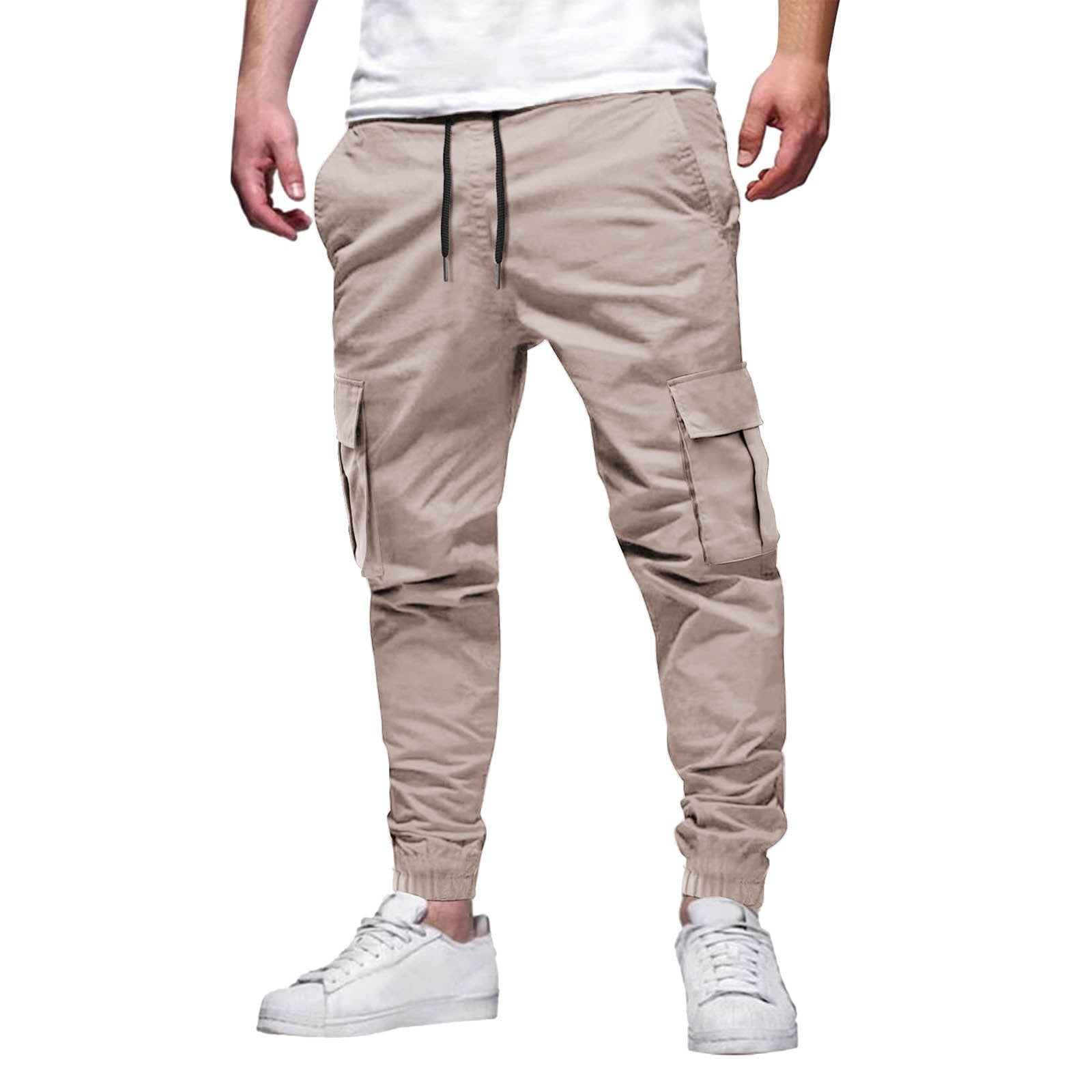 Men's cargo pants, plain and patterned