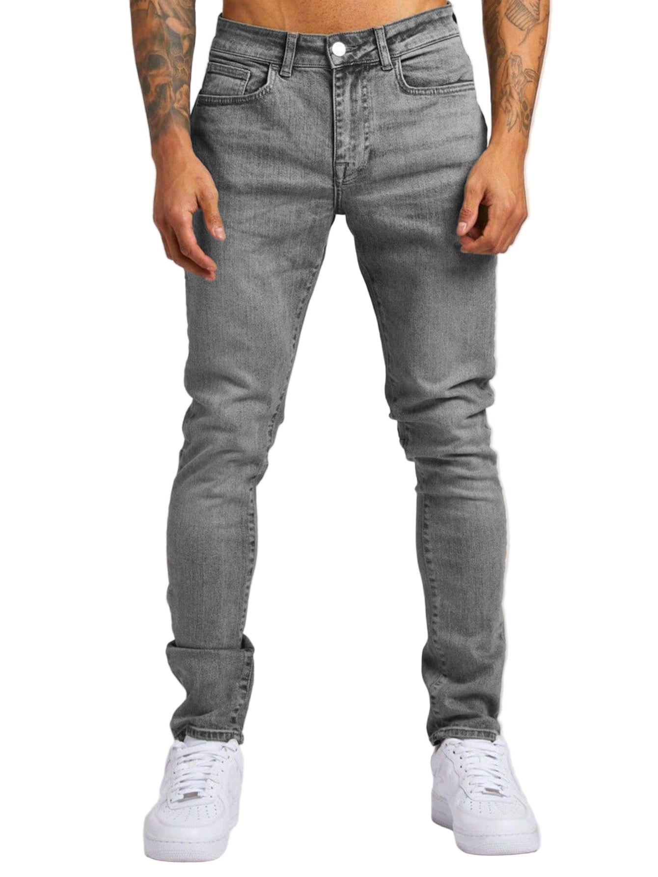 Mid-waist Skinny Denim