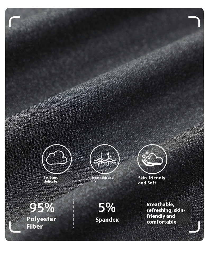 Men's round neck t-shirt for sports and leisure