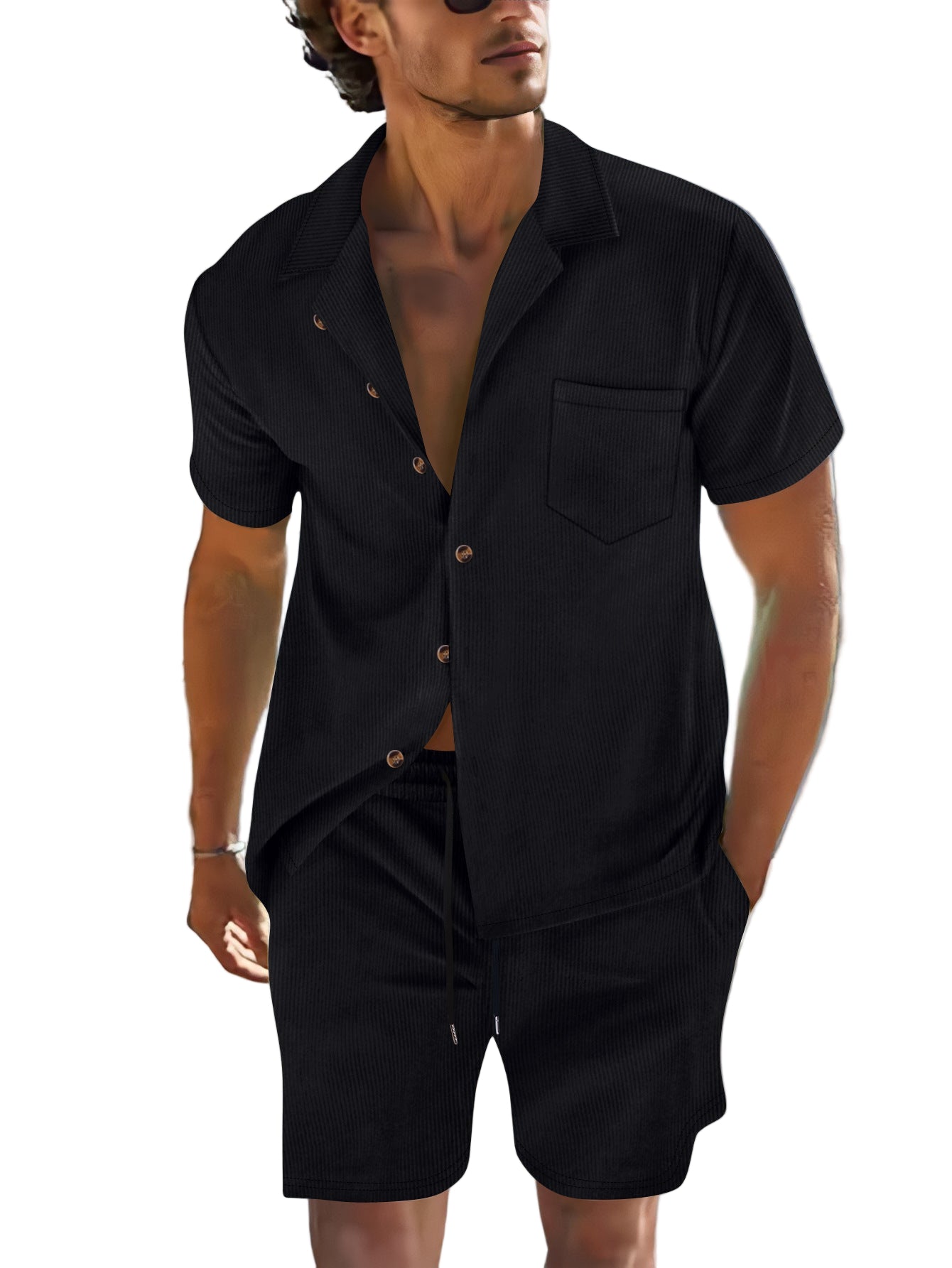 Cuban-collar summer shirt