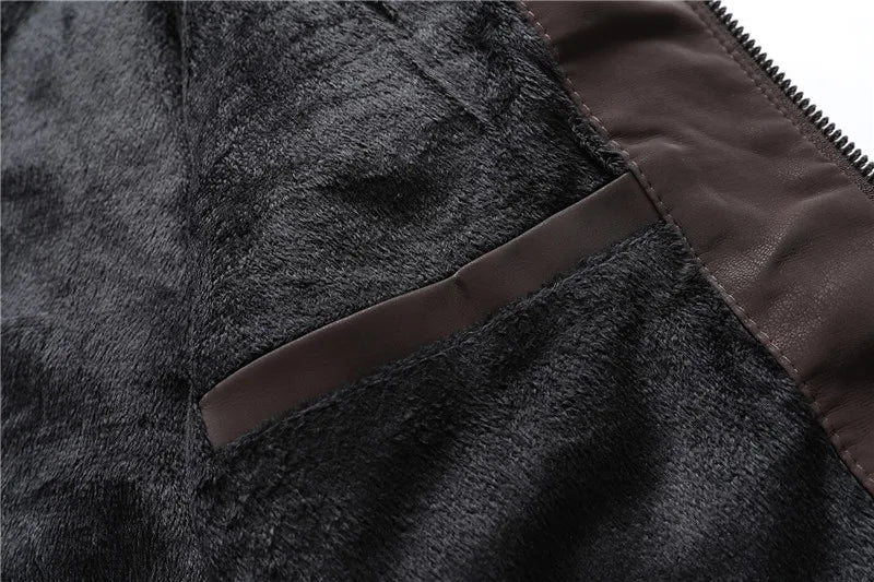 Men’s PU Leather Jacket – Sleek & Modern