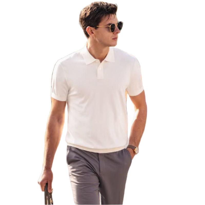 Short sleeve t-shirt with slim fit, casual