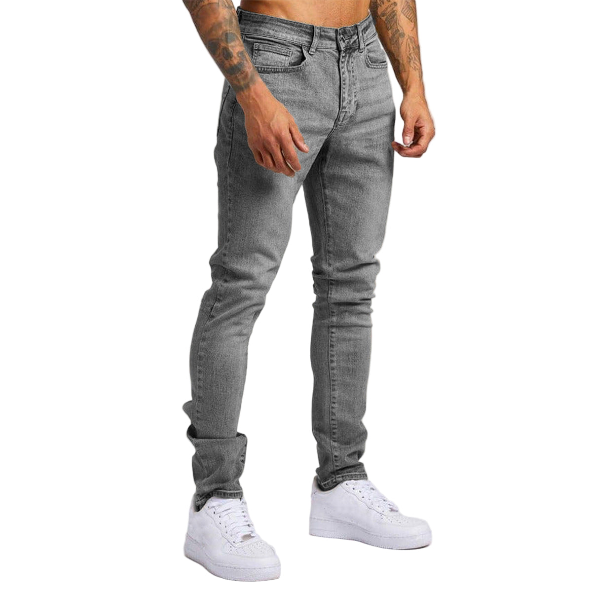 Mid-waist Skinny Denim
