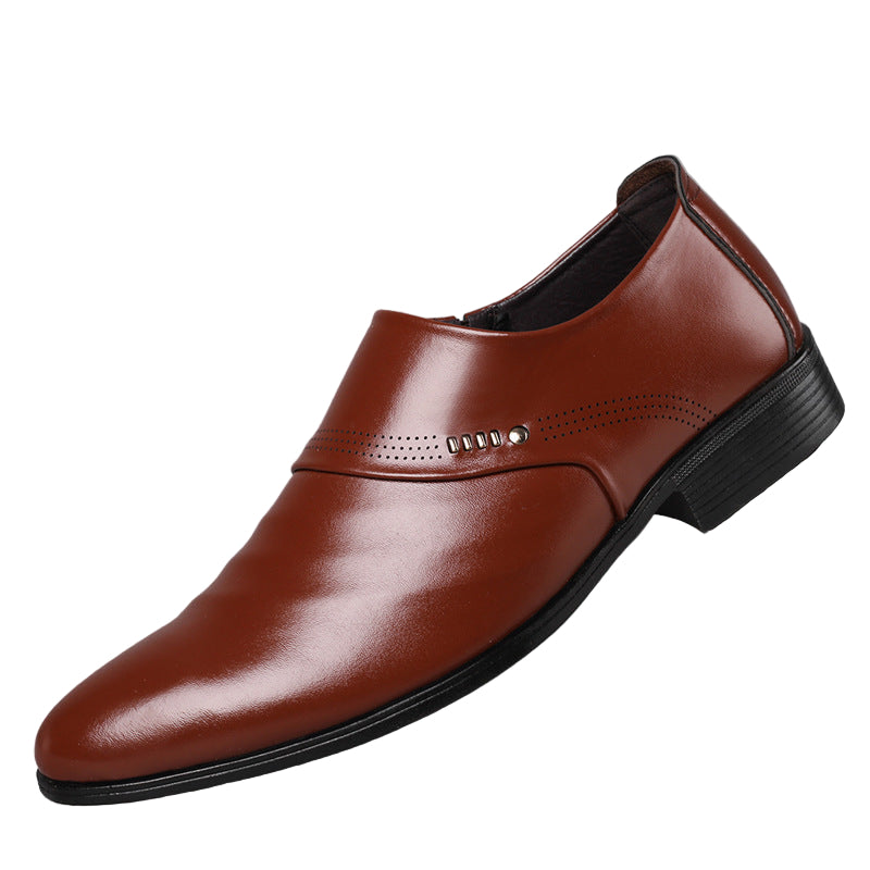 Men’s Leather Pointed Shoes – Casual Elegance