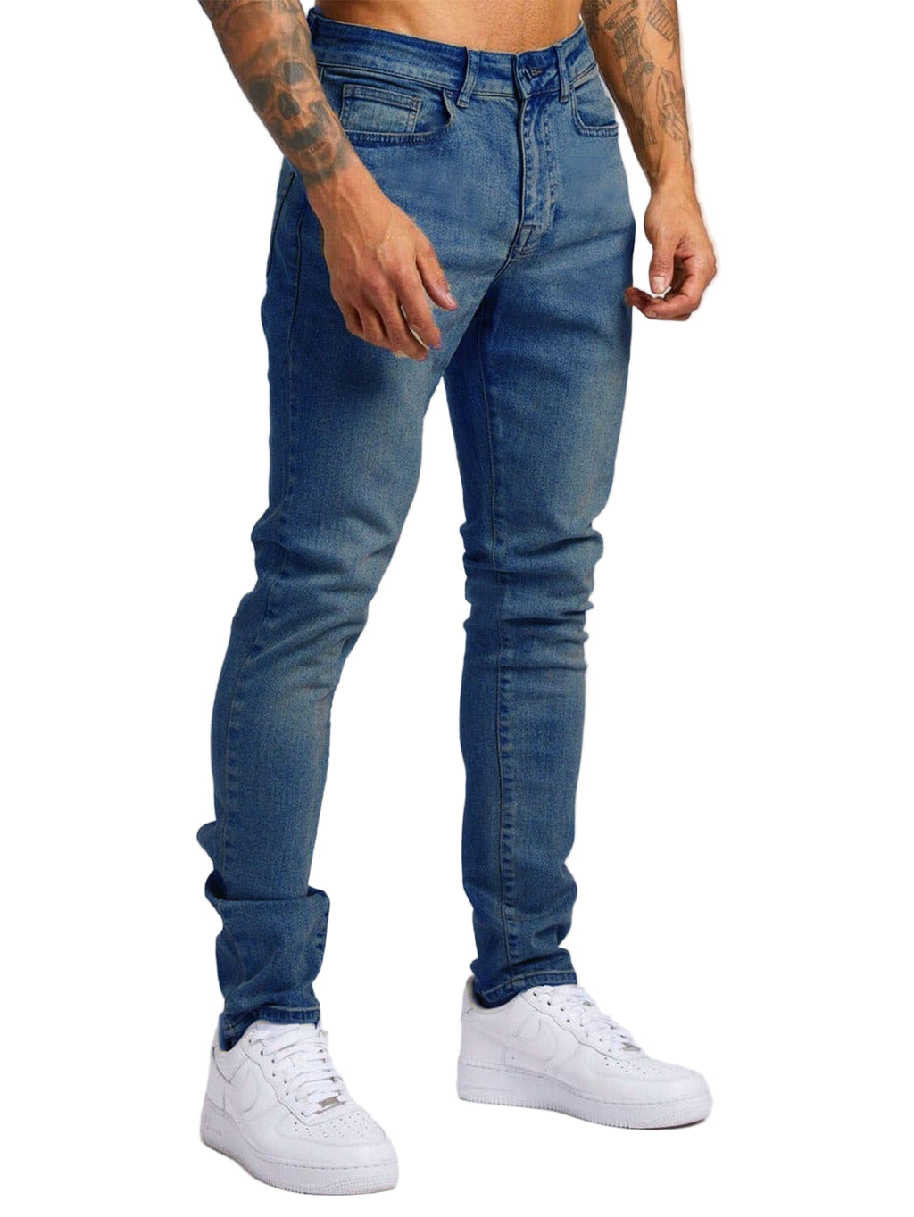 Mid-waist Skinny Denim
