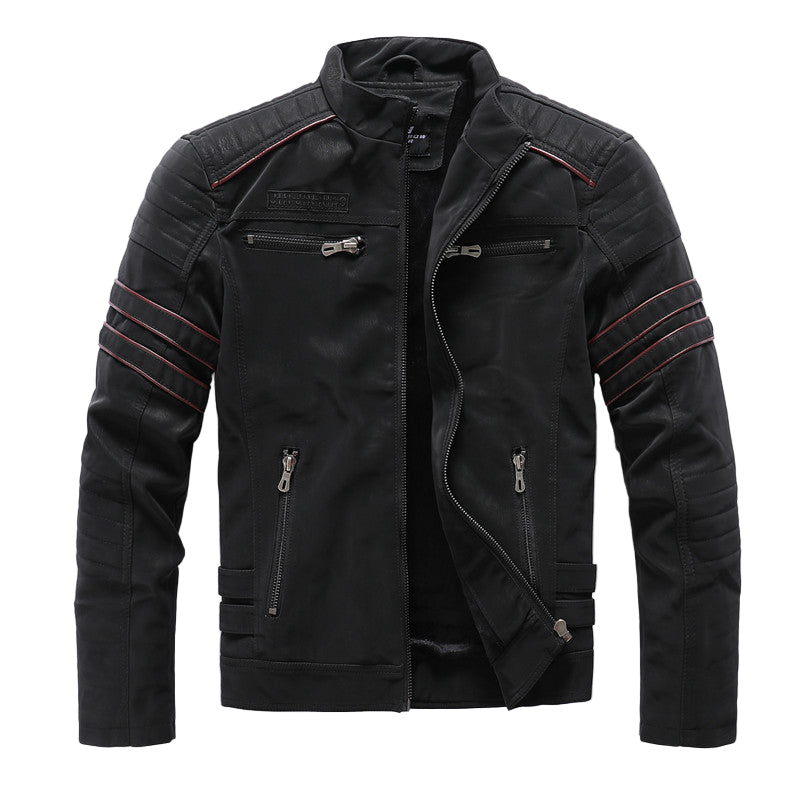 Men’s PU Leather Jacket – Sleek & Modern