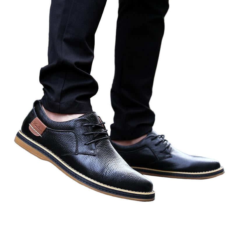 Men’s British Leather Shoes – Large Size 48