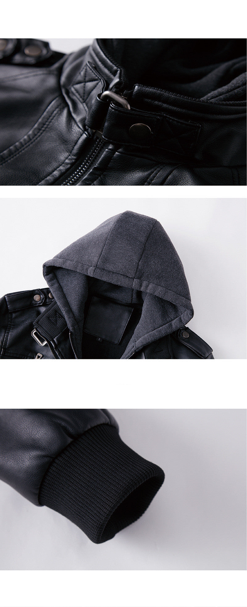 Men’s Washed Leather Jacket – Vintage Chic