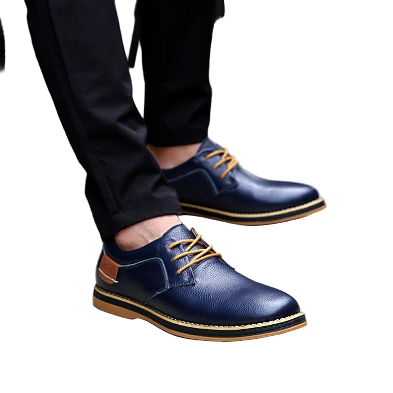 Men’s British Leather Shoes – Large Size 48