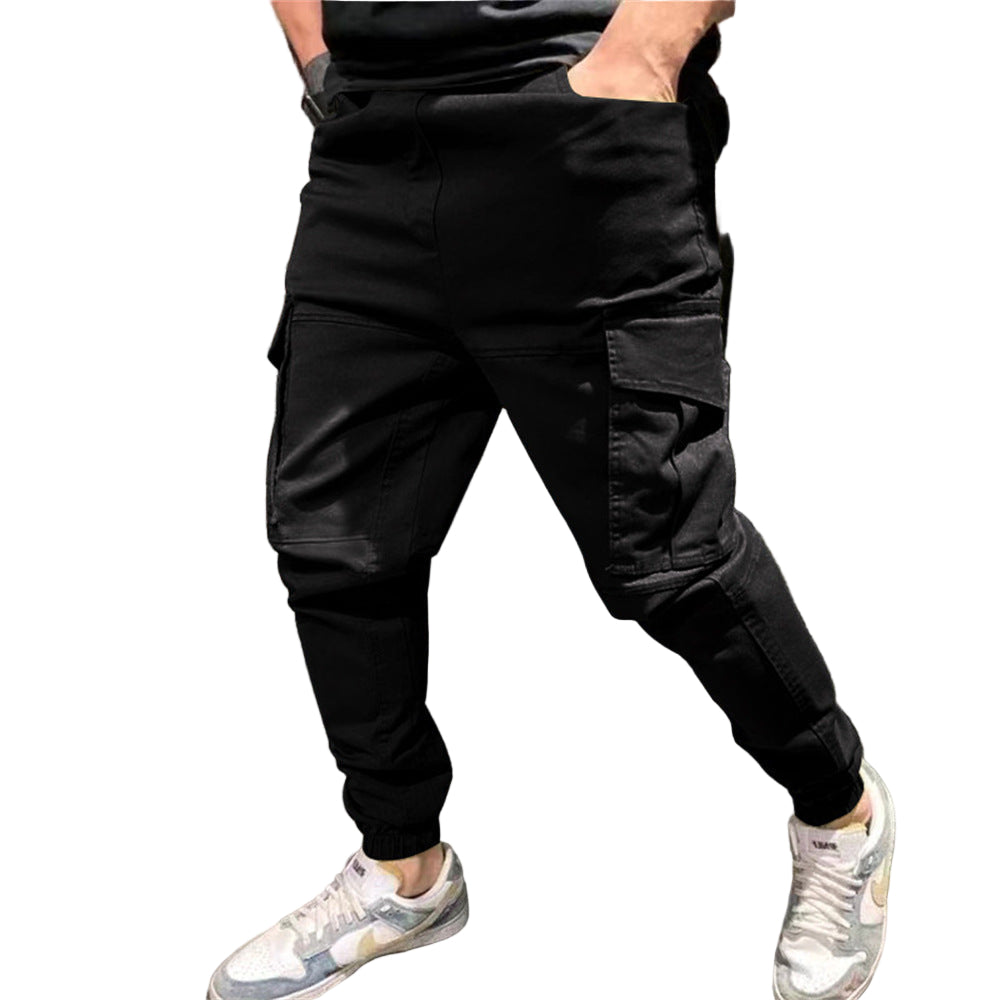 Mens Pants With Pockets Casual Cargo