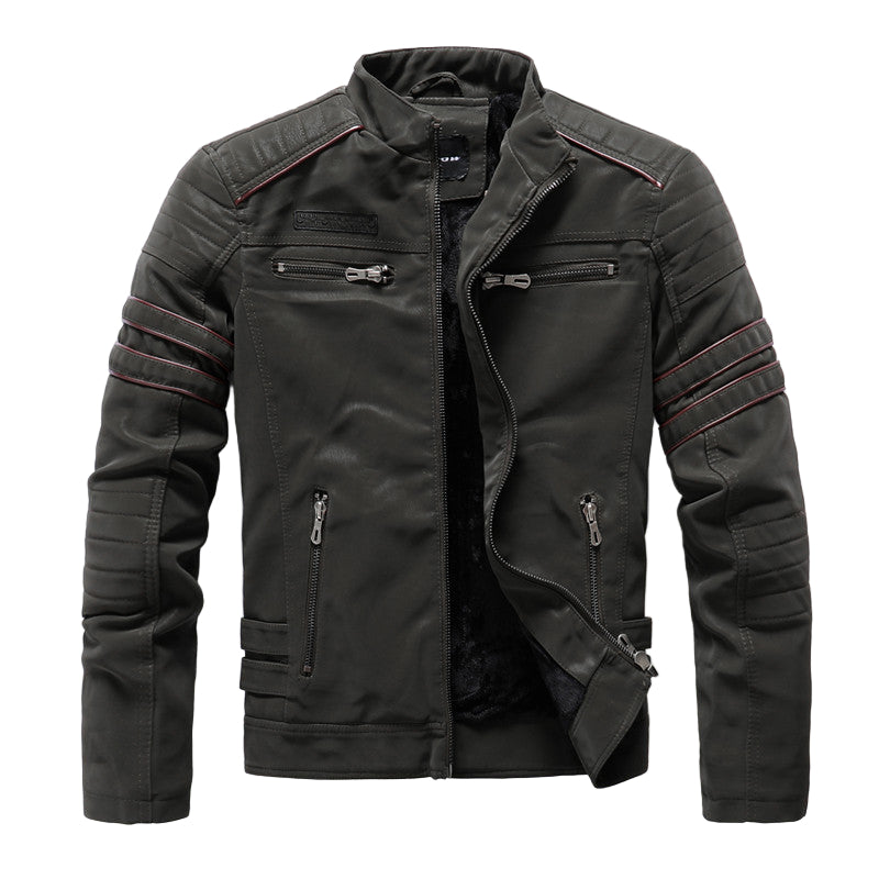 Men’s PU Leather Jacket – Sleek & Modern