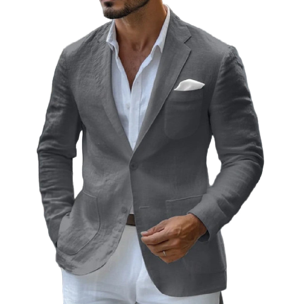 Business Casual Printing Fashionable Jacket Men