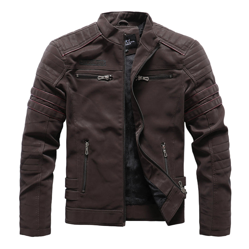 Men’s PU Leather Jacket – Sleek & Modern