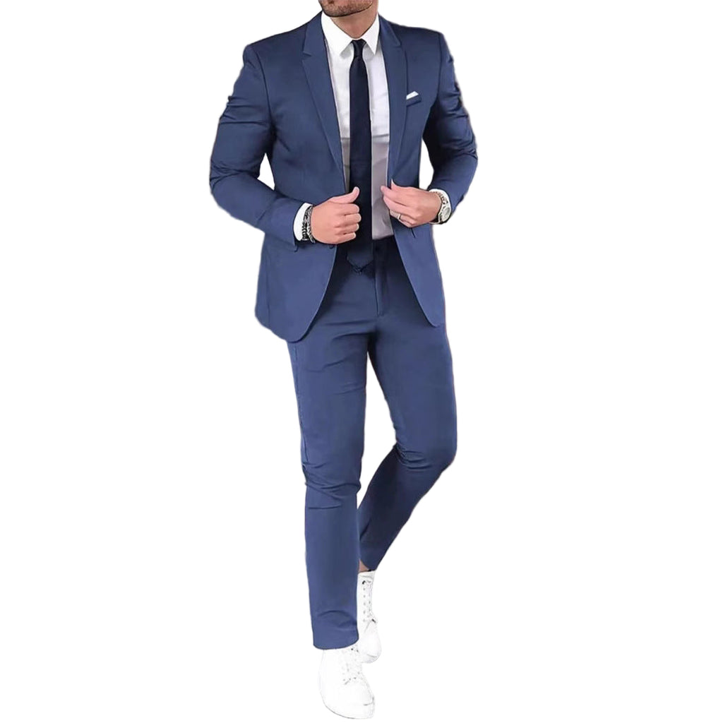 Slim-fit two-piece suit