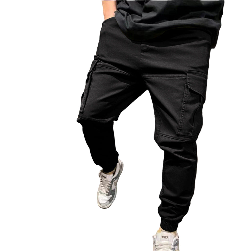 Mens Pants With Pockets Casual Cargo