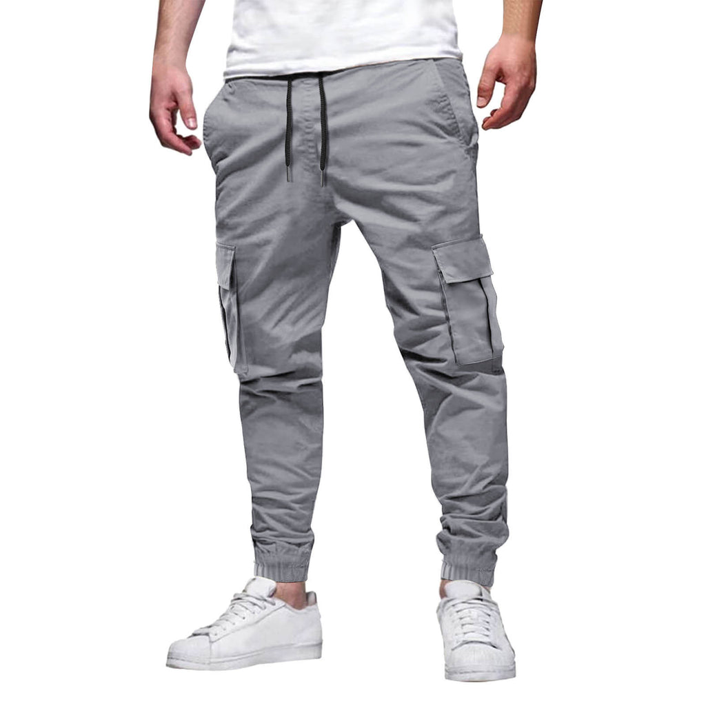 Men's cargo pants, plain and patterned