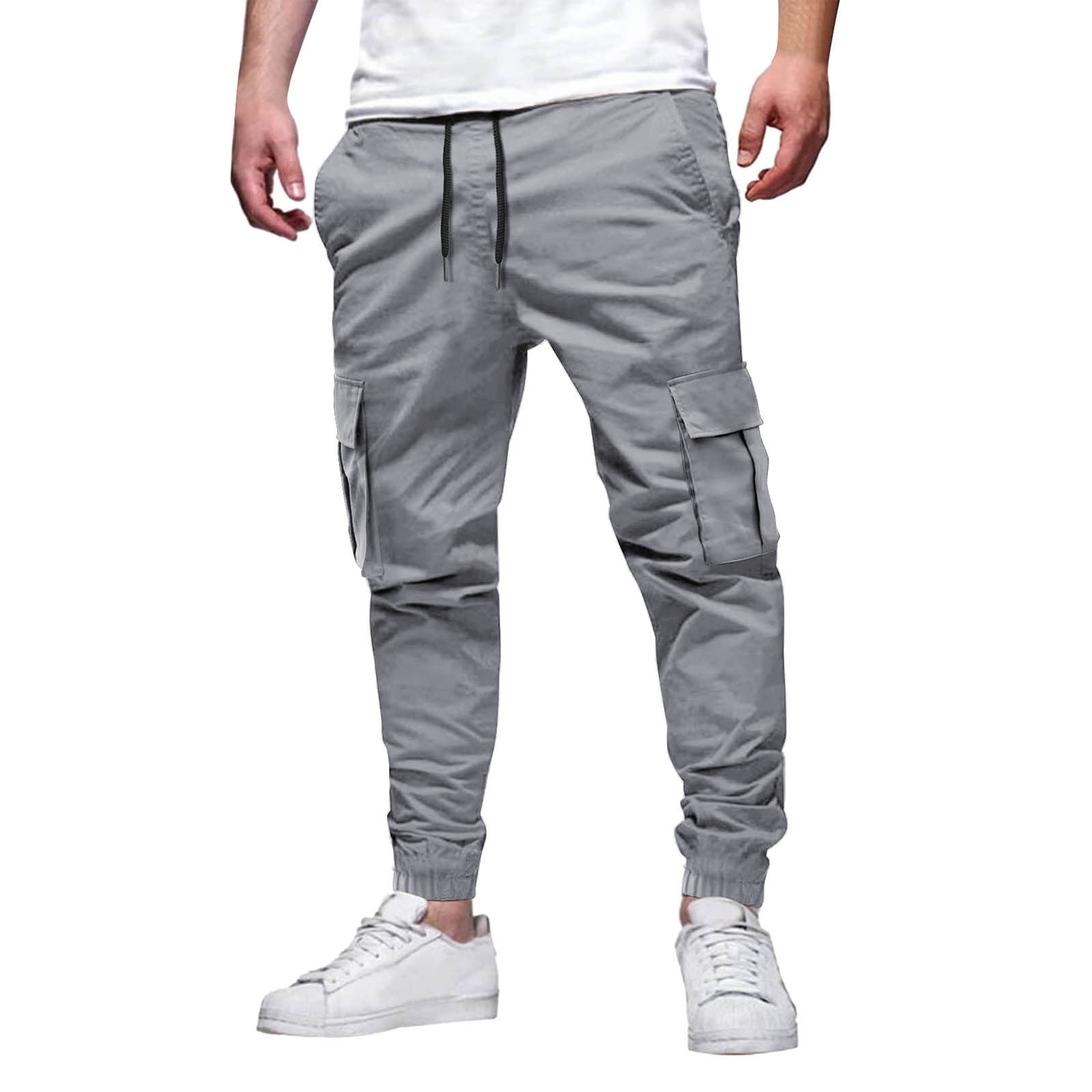 Men's cargo pants, plain and patterned
