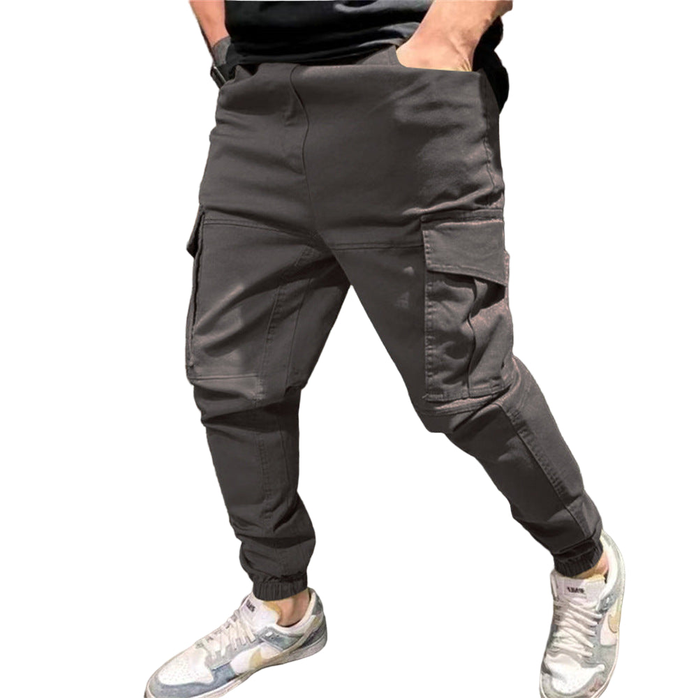 Mens Pants With Pockets Casual Cargo