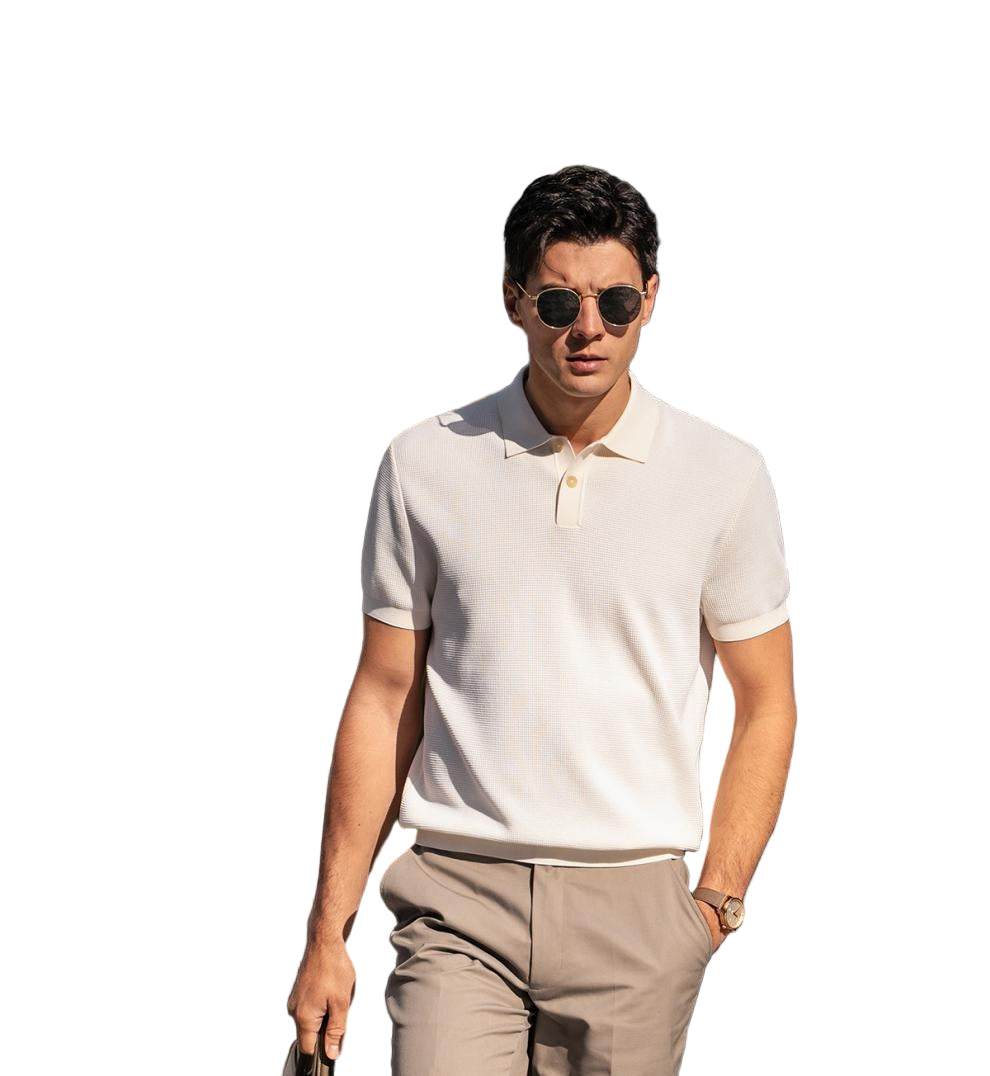 Short sleeve t-shirt with slim fit, casual