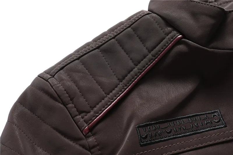 Men’s PU Leather Jacket – Sleek & Modern