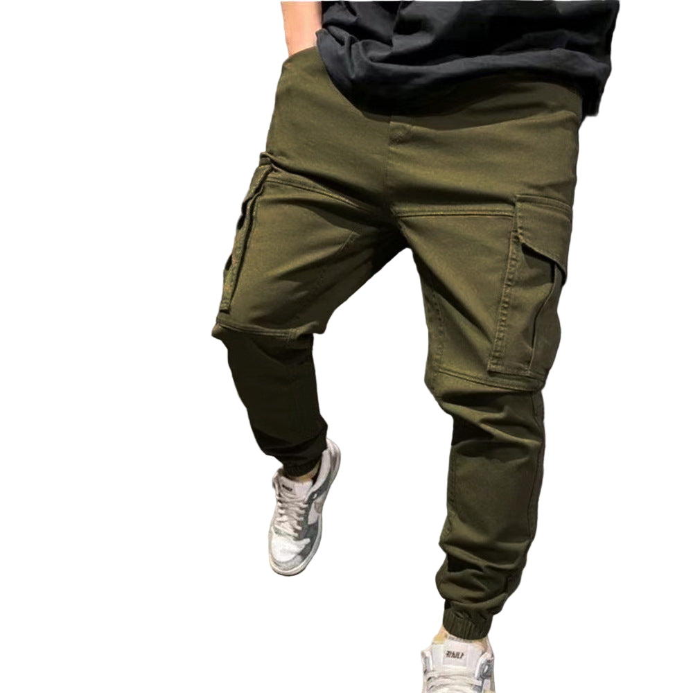 Mens Pants With Pockets Casual Cargo