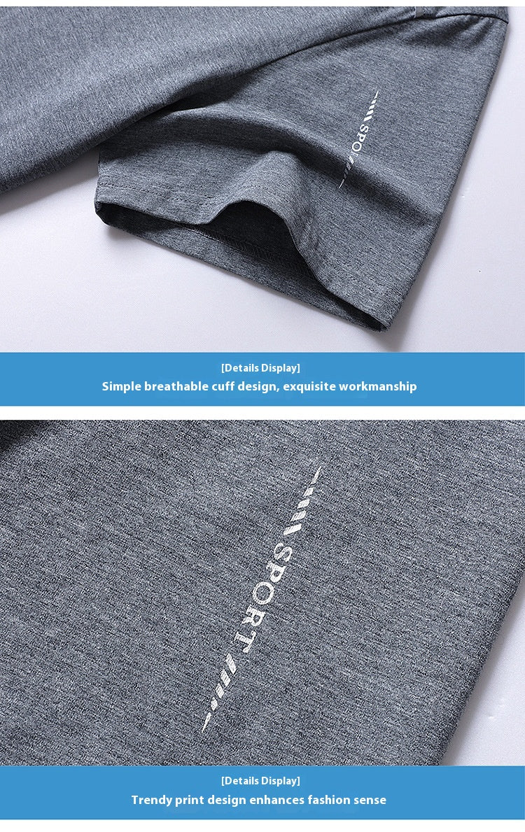 Cotton short sleeve t-shirt and casual shorts