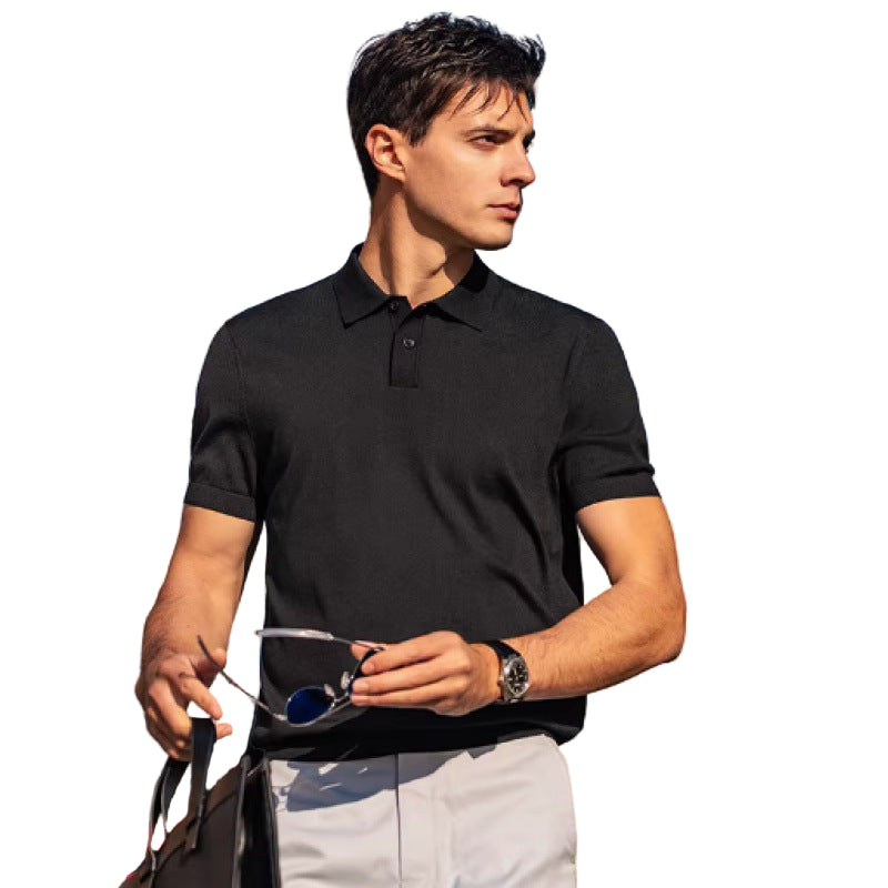 Short sleeve t-shirt with slim fit, casual