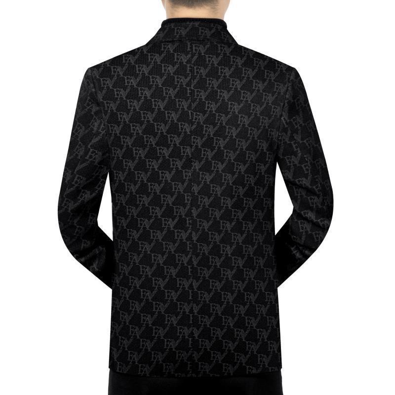 Slim-fit business suit jacket