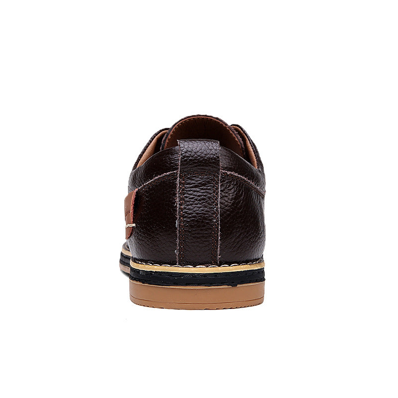 Men’s British Leather Shoes – Large Size 48