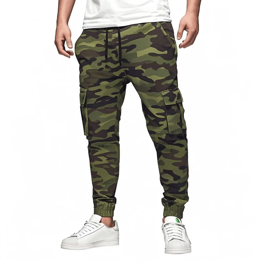 Men's cargo pants, plain and patterned