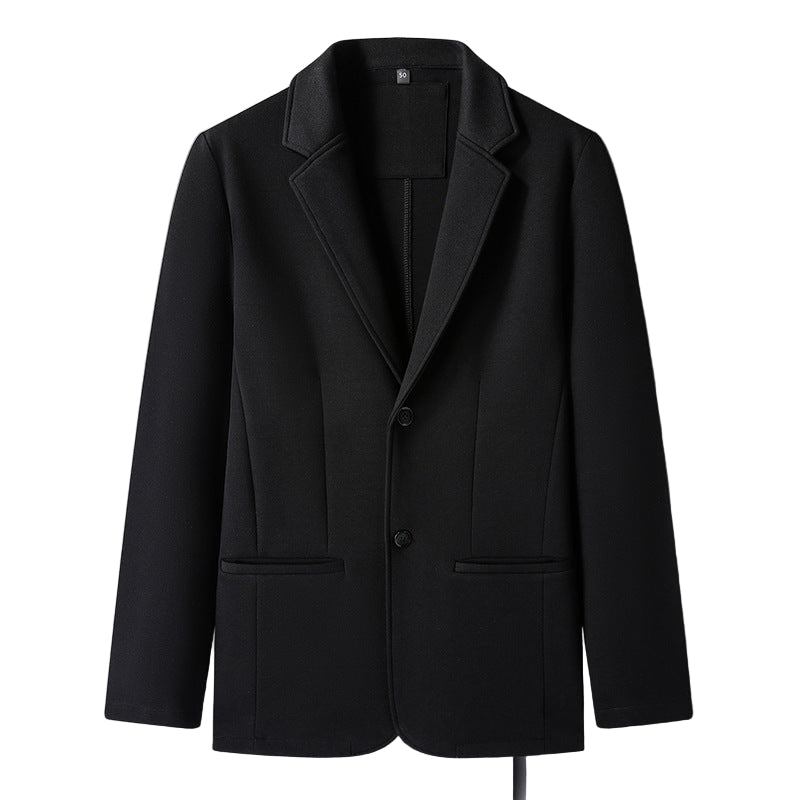 Solid-color cotton casual jacket