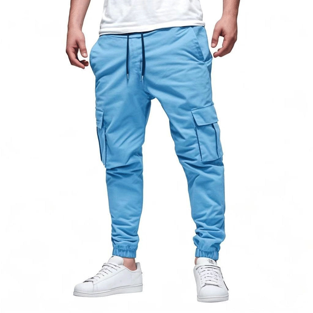 Men's cargo pants, plain and patterned