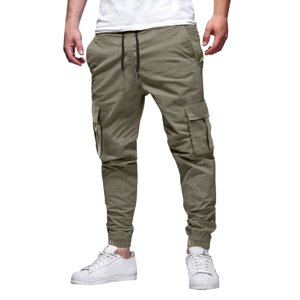 Men's cargo pants, plain and patterned