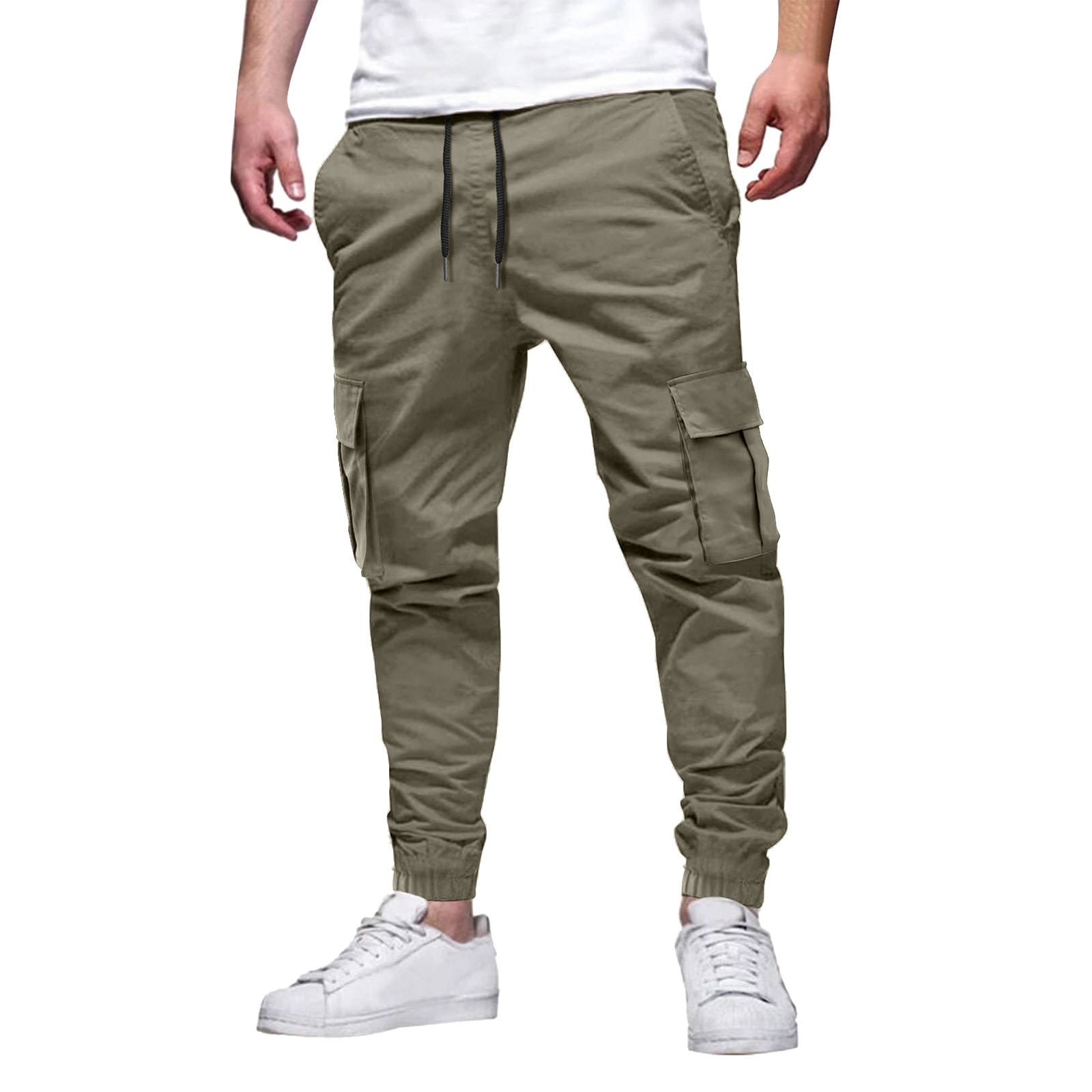 Men's cargo pants, plain and patterned